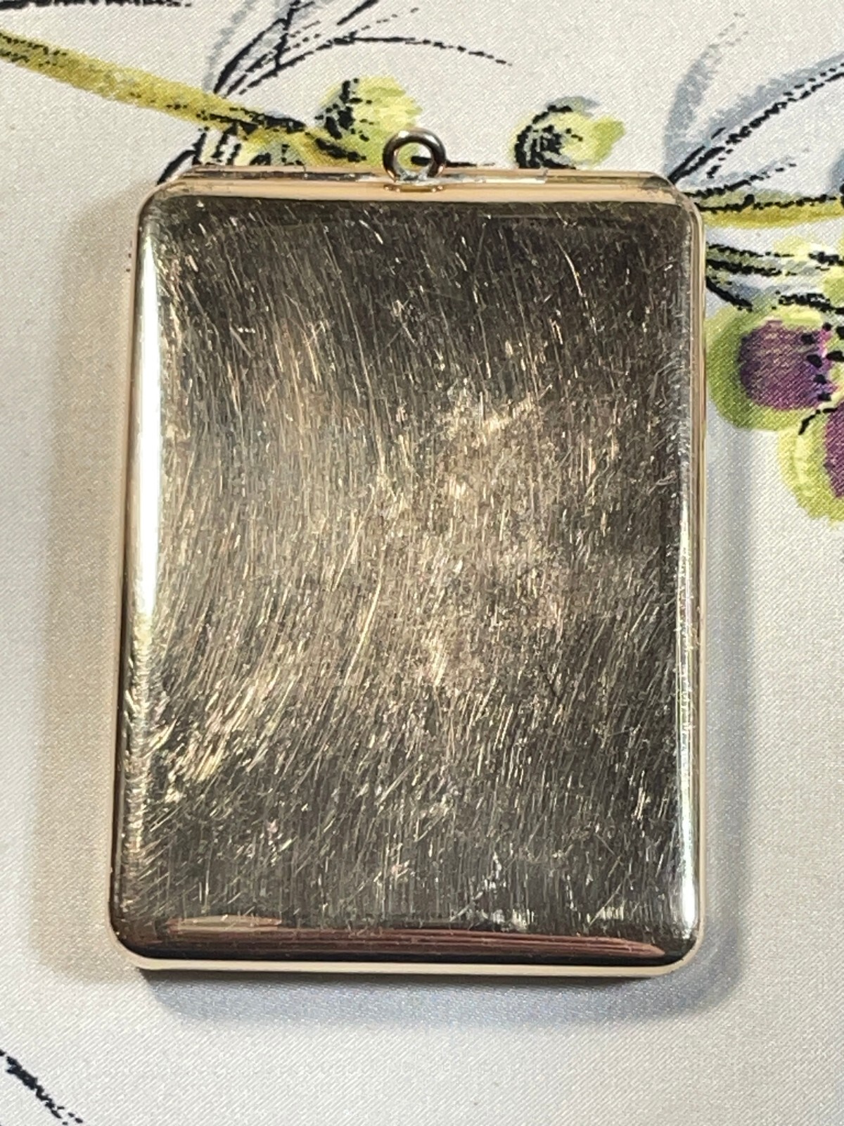 Antique Marathon Brass Plated Rectangular Picture… - image 7