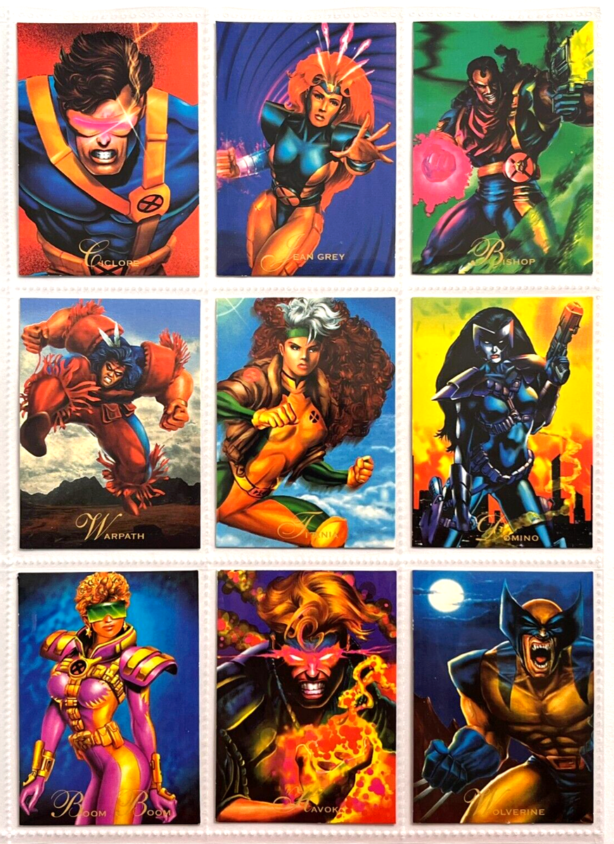 Marvel Pepsicards Binder + Full Set 113/113 Spiderman Hulk Venom Reprint 1995