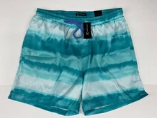 INC International Concepts Men’s Quick Dry Lined Swim Trunks Greens 4" NWT XL