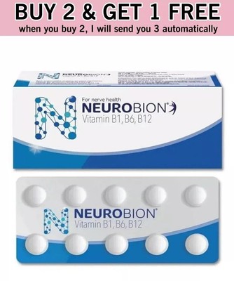 Neurobion 60 Comprimés – Vitamines B1, B6, B12 Pour Le Système Nerveux, Fabriqué En Autriche