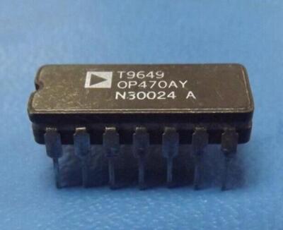 (1PC) OP470AY Operational Amplifier, 4 Func, 600uV Offset-Max, BIPolar, CDIP14