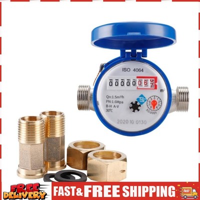 Cold Smart Water Meter Mechanical Rotary Wing Digital Pointer Measuring Tool SN9