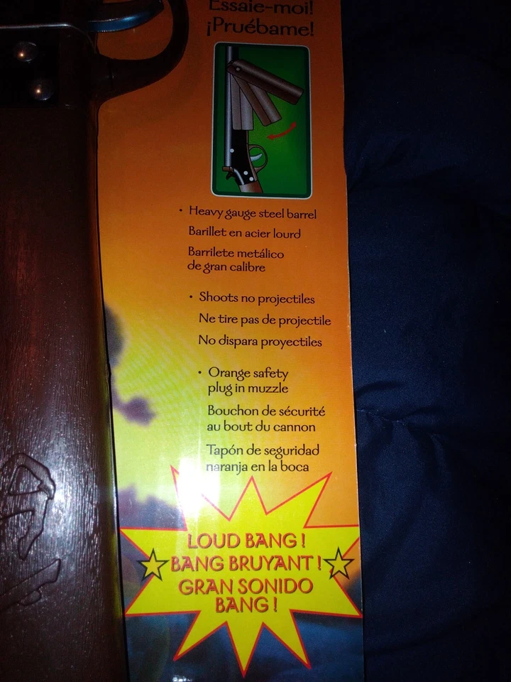 Tootsietoy American West Pioneer 2004 30" bomba pistola western metal rifle juguete Foto 4 de 4