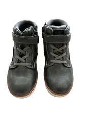 Jumping Beans Boots Toddler Boys 11 Shoes Zipper Easy Comfort Gray