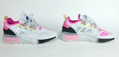 ◆ Nao Adidas NASA x ZX 2K J Dash Grey Silver Unisex Shoes Casual FY5695
