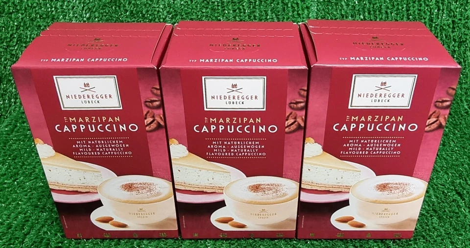 (32,58€/kg) 3x Niederegger Marzipan CAPPUCCINO Mandelgeschmack mild Versand 0€
