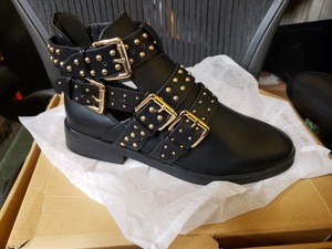boohoo studded boots