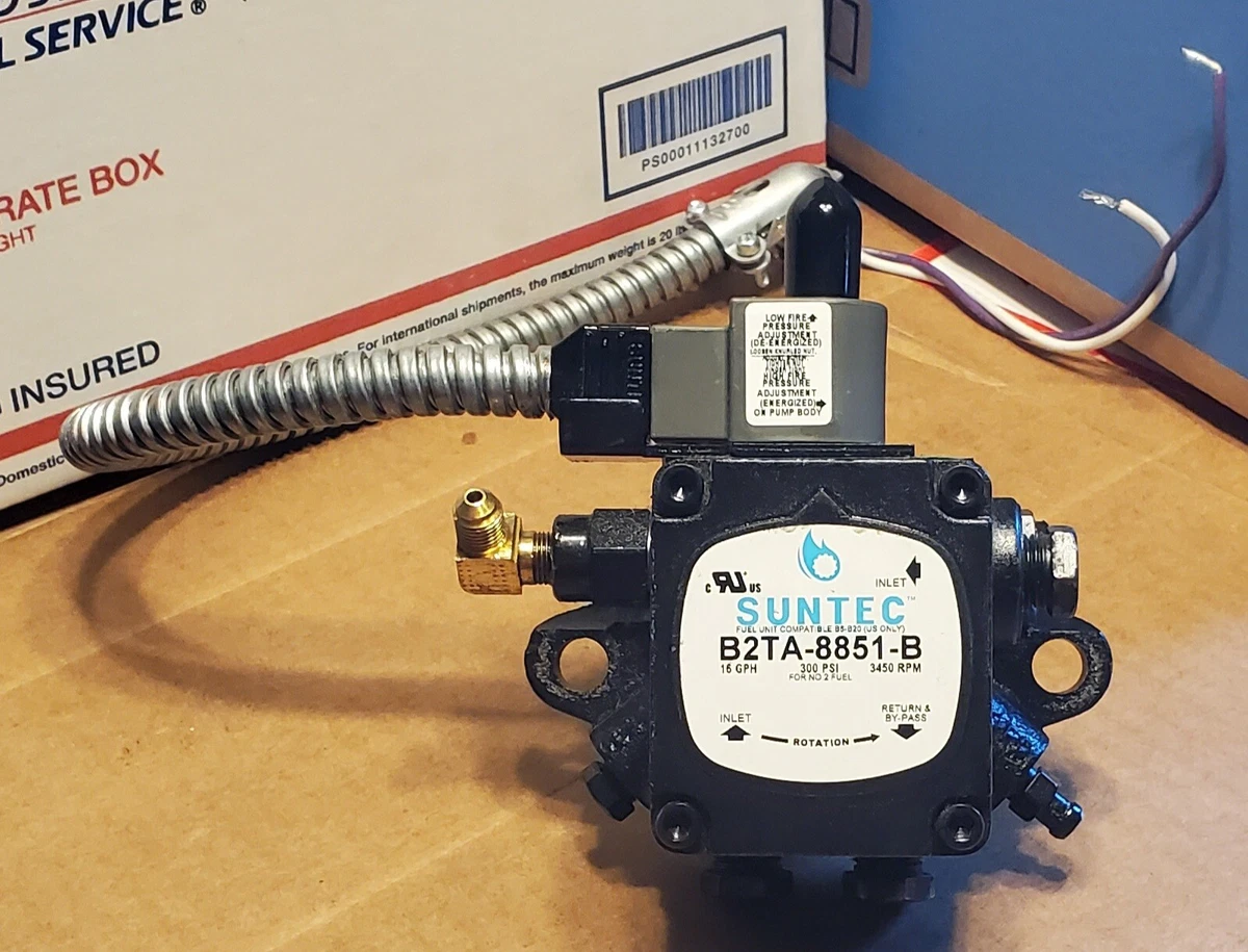 Suntec Genuine Fuel Oil Furnace Pump B2TA-8951-B Sun Tec Burner Bexkett  CF500 | eBay