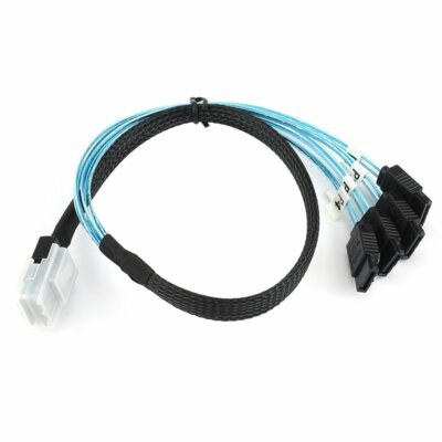 50cm Int Mini Sas To Sata Sff8087 To 4xsata