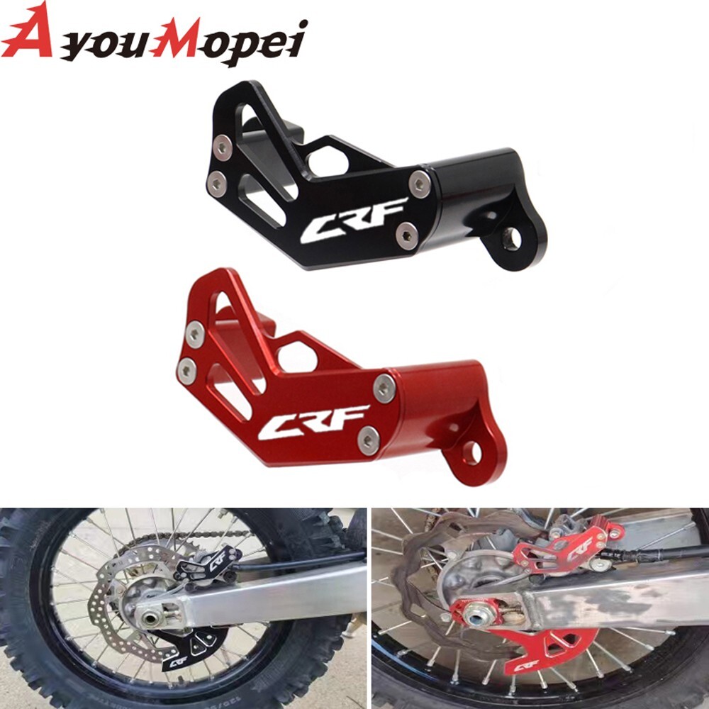 AIRTIME CNC Rear Brake Caliper Guard For Honda CRF 150R 250R 450R (2002-2018) – Red