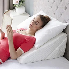 Adjustable Bed Wedge Pillow | 7-in-1 Incline and Positioner Memory Foam Pillow -