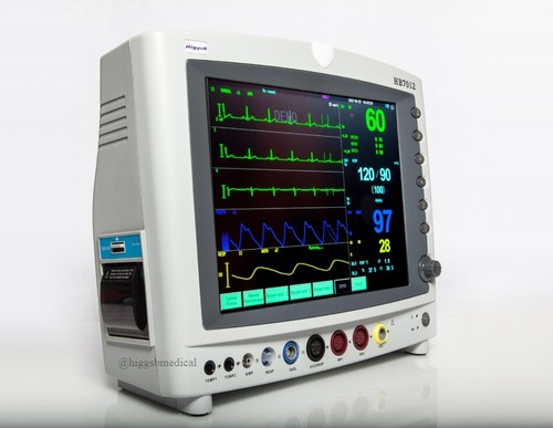 Patient monitor, ECG, NIBP, temp, SPO2, medical equipment, touchscreen ...