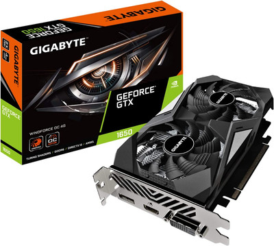 Geforce GTX 1650 D6 WINDFORCE OC 4G (Rev. 2.0) Graphics Card, 172Mm Compact Size