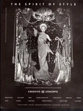 Vintage advertising print ad Fashion Creative Concepts Spirit of Style 1989 ad