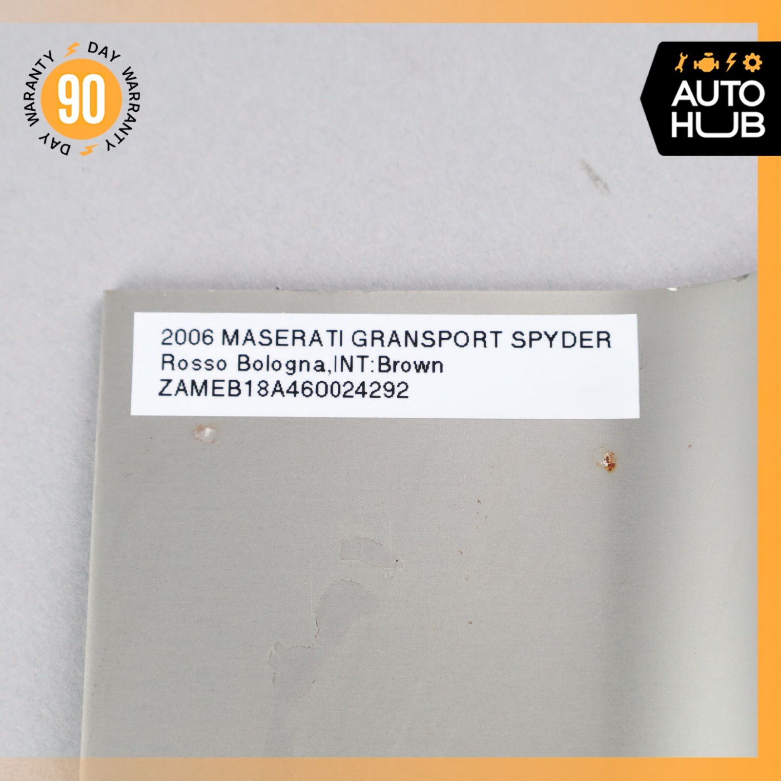 Maserati GranSport Spyder M138 Right Passenger Door Step Sill Kick Plate OEM