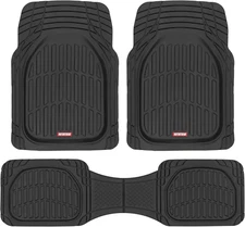 Motor Trend Flextough Floor Mats for Cars, Deep Dish All-Weather Mats, Waterproo