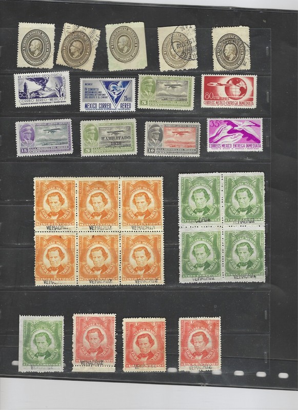 MEXICO-OLDER-COLLECTION-MANY BETTER-CANCELS-MOST USED-AV-VF-#62