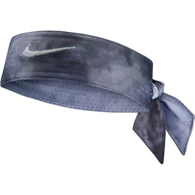 nike headband tie embroidered