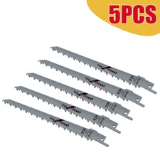 5 New 6" Reciprocating HCS Saw Blades 6 TPI -Made in USA-Free Ship For DEWALT