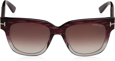 TOMFORD　TF436-01B　53□18 140　2 Tom Ford Tracy TF436-F 83T Purple Square Cat Eye Sunglasses 54-18