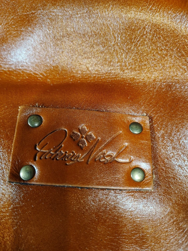 Patricia Nash Benvenuto Heritage Collection 棕褐色真皮托特包 MSRP $249 — 第 2/4 张图片