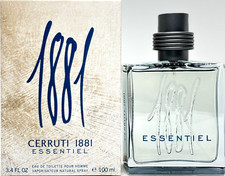 CERRUTI 1881 ESSENTIEL EAU DE TOILETTE SPRAY FOR MEN 3.4 Oz / 100ml DISCONTINUED