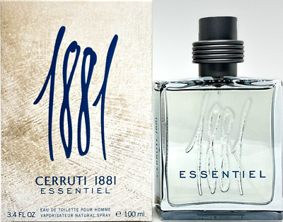 CERRUTI 1881 ESSENTIEL EAU DE TOILETTE SPRAY FOR MEN 3.4 Oz