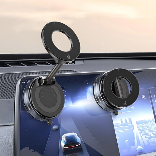 Vacuum Magnetic Phone Holder Stand For iPhone 16 15 14 13 12 For Your Car/Desk - Picture 11 of 20