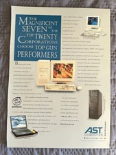 AST Personal Computer 1997 Vintage PRINT AD Original Magazine PAPER ADVERT