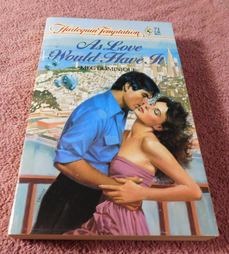 Meg Dominique As Love Would Have It Vintage Romance Paperback 1985