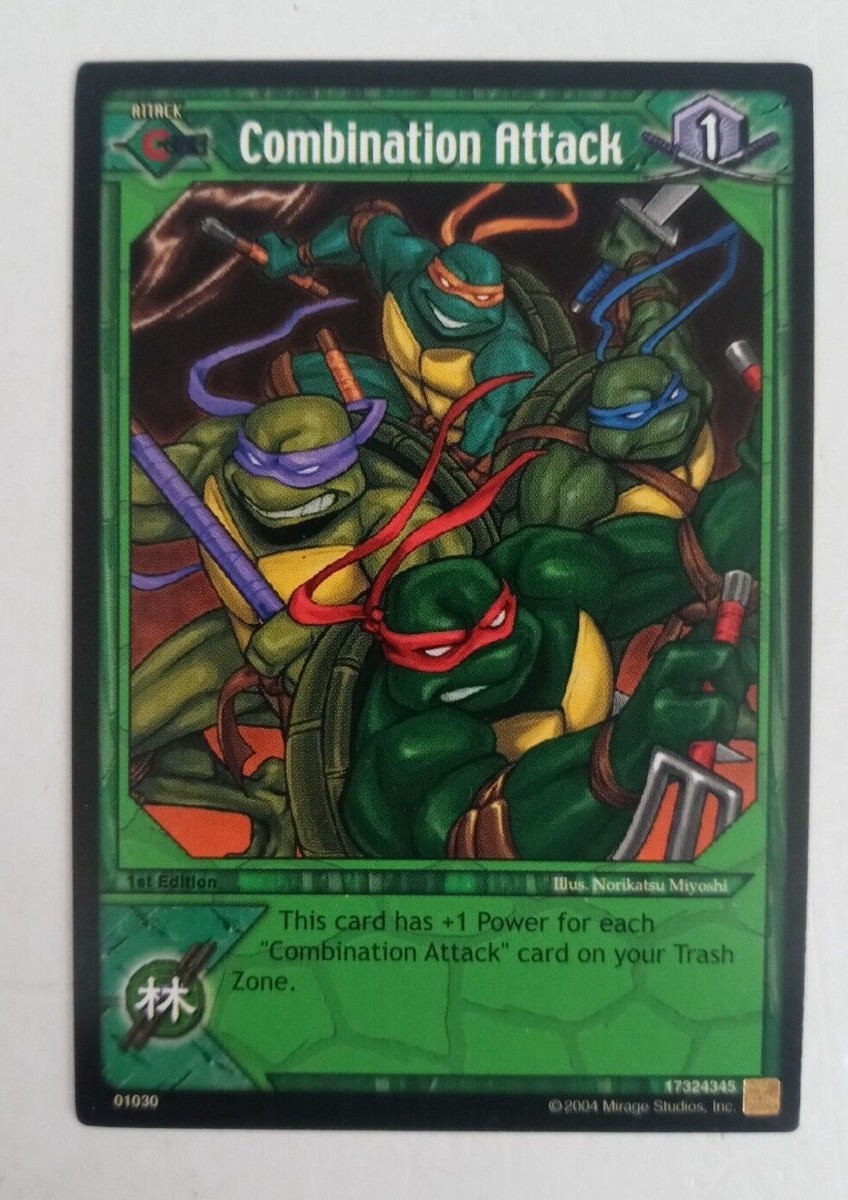 2004 Teenage Mutant Ninja Turtles Trading Card Game Combination