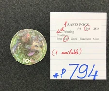 AAFES POGS, 12th Series/Printing,1 POG, 10¢ , #P794, FAIR