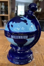 1999 “MILLENIUM GLOBE” Evan Williams Decanter 