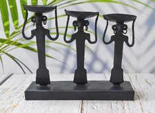 Bougeoir Fer forgé Art déco Charles PIGUET - Antiquités