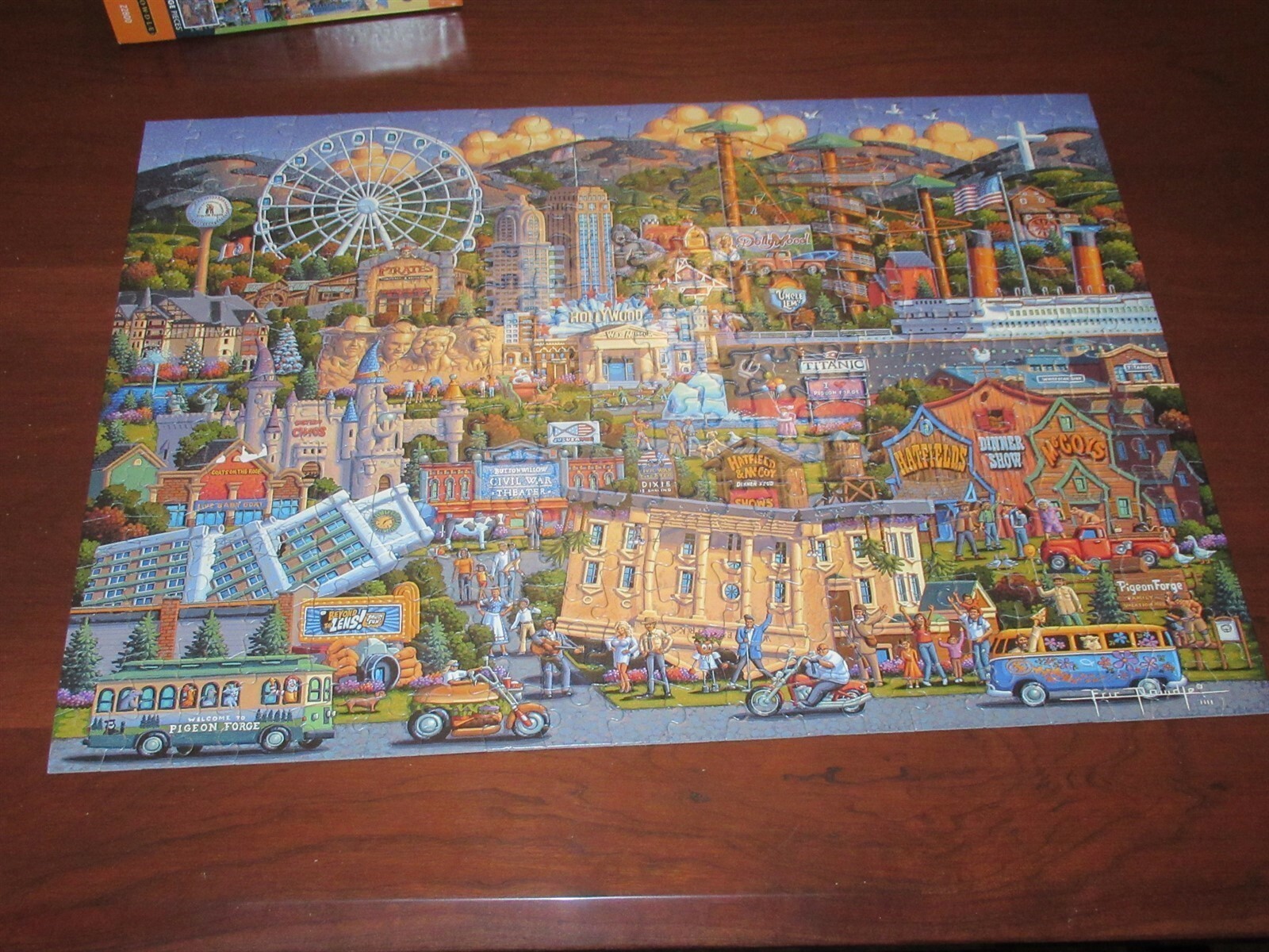 Lot 6 Complete 500 300 Pc Dowdle Jigsaw Puzzles NY Pigeon Wild