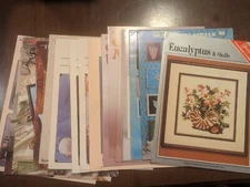 cross stitch patterns of sea shells ocean