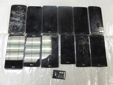 LG Smartphones Lot of 12 Locked / Not Working