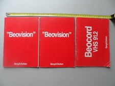 3 X Notice brochure BANG OLUFSEN BEOVISION BEOCORD
