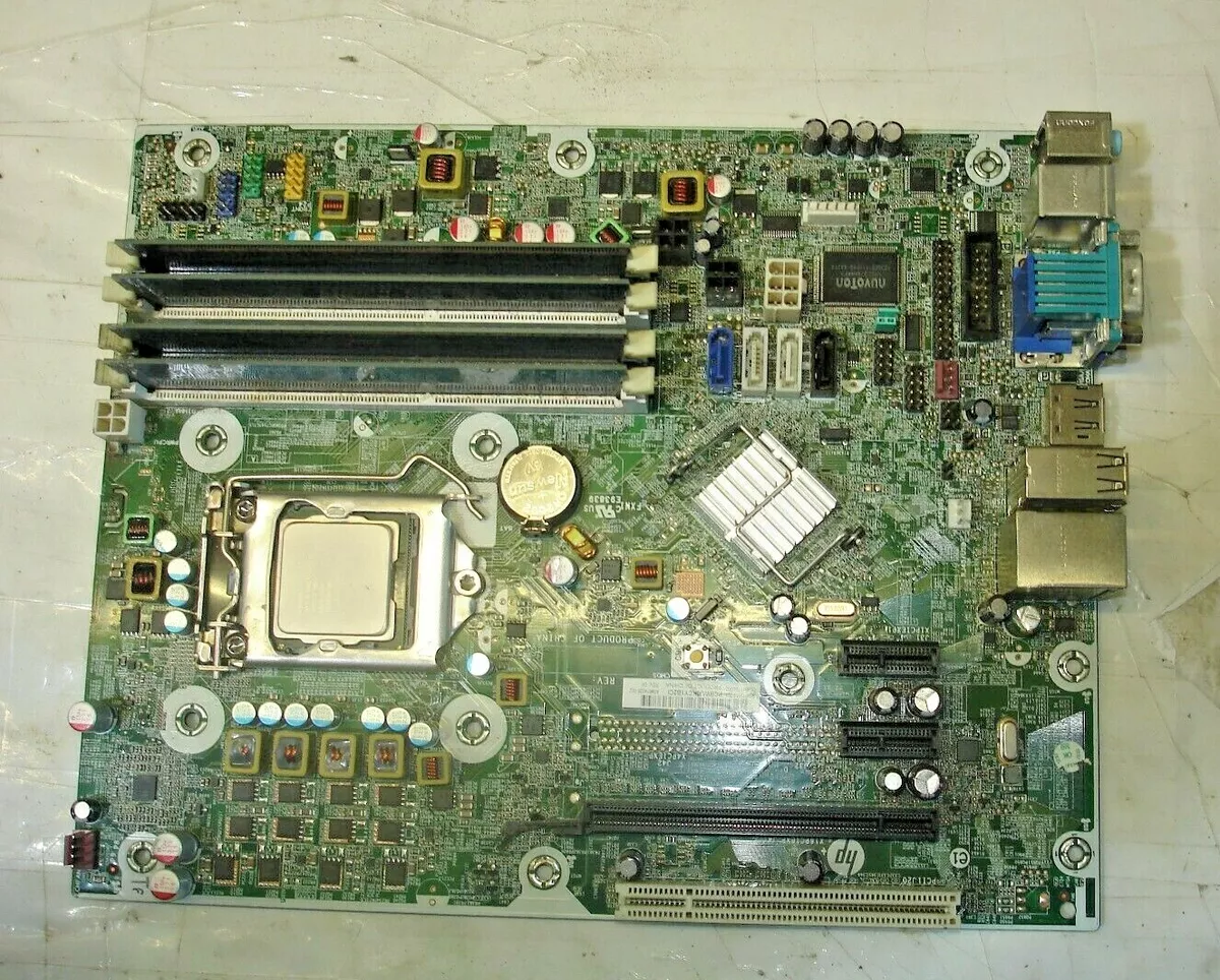 HP 615114 001 611794 001 Motherboard INTELCORE i3 2100 3.10GHZ SR05C CPU 4GB RAM