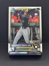 2025 Bowman Draft #BDC-194 Brady Ebel 1st Bowman Chrome Milwaukee Brewers
