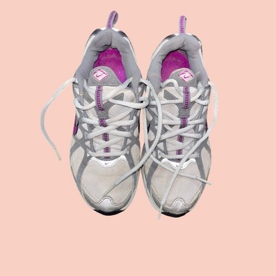 Nike Air Max Stone Shield Women's Trail Running Shoes Gray Purple Size 6 silver
