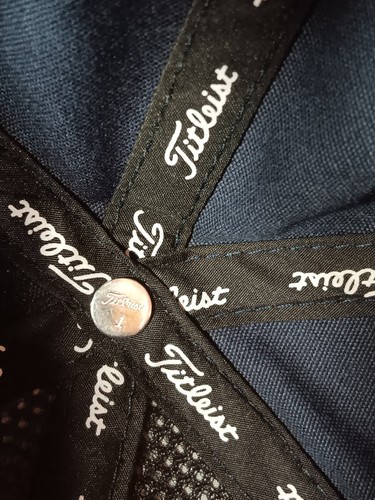 Titleist Hat Cap Strap Back Mens Navy Blue Glenrochie Golf Academy Morris Financ - Picture 7 of 12