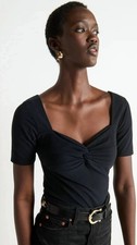 Nation Ltd Lana Twisted Top Size M