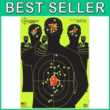 High Visibility Fluorescent Yellow Silhouette Targets