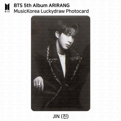 BTS 5th Album ARIRANG MusicKorea Lucky Draw Photocard Jungkook