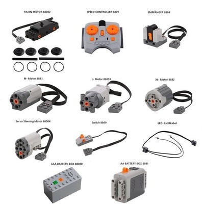 Für Lego Technic Technik Power Functions Motor Empfänger Batterie Kabel Licht