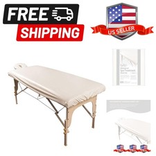 Waterproof Massage Table Cover, Protective Spa Treatment Sheet Set for Massag...
