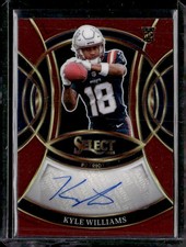 2025 Panini Select #RSI-KWS Kyle Williams Rookie Signatures Maroon Prizm #/75