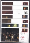 [G191808] Art Rembrandt Netherlands Nice Lot First Day Covers UNG