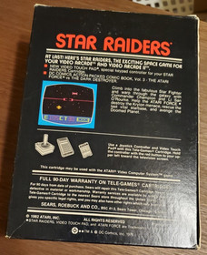 Atari 2600 Star Raiders CIB 1982 Sears TELE-GAMES Black Box Version w/Controller